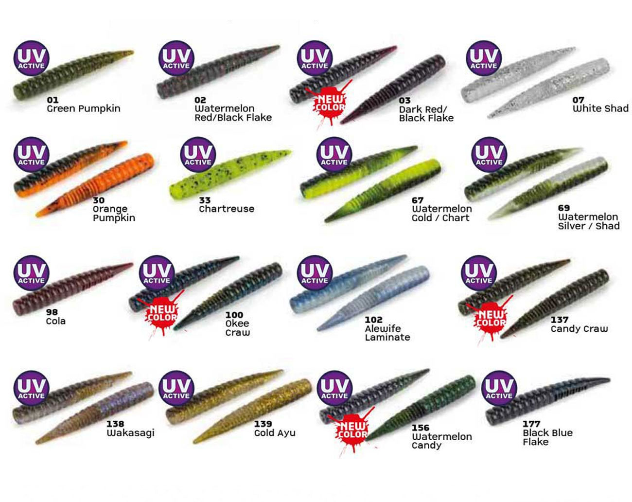 Molix Stick Flex 7 cm 6-pack